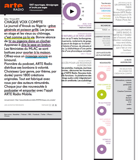 Page actualité