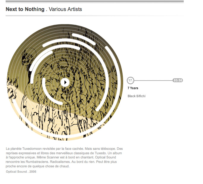 Player pour la compilation Next to Nothing du label Optical Sound