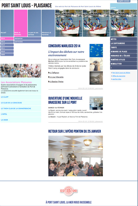 Page actualités