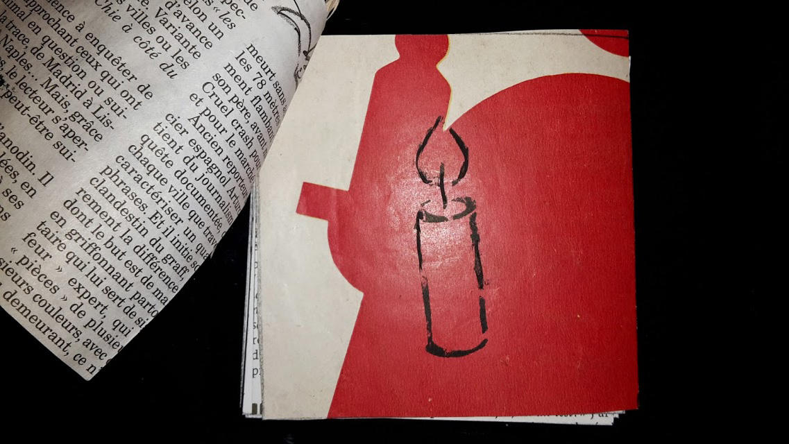 Page 3: a candle.