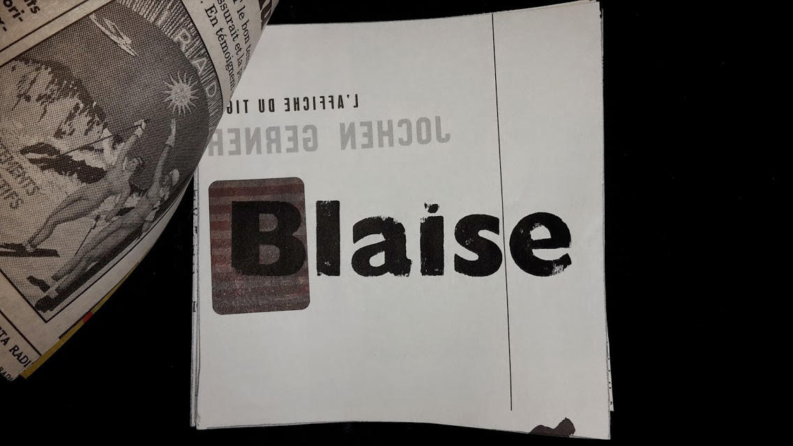 Page 4: the firstname Blaise